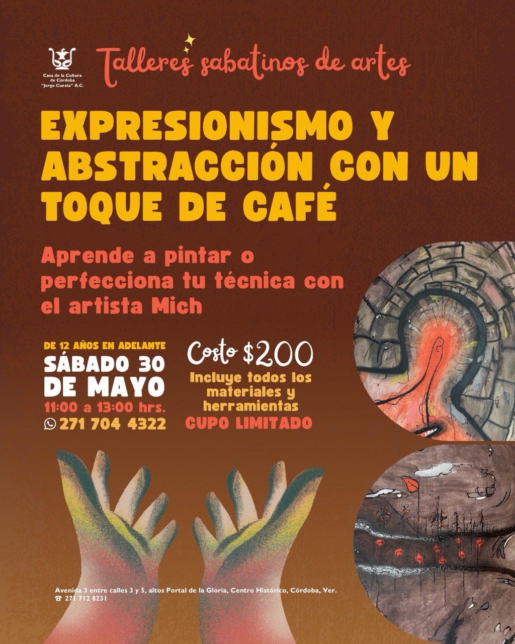 Taller de expresionismo y abrstracción con Miguel Susej Flores
