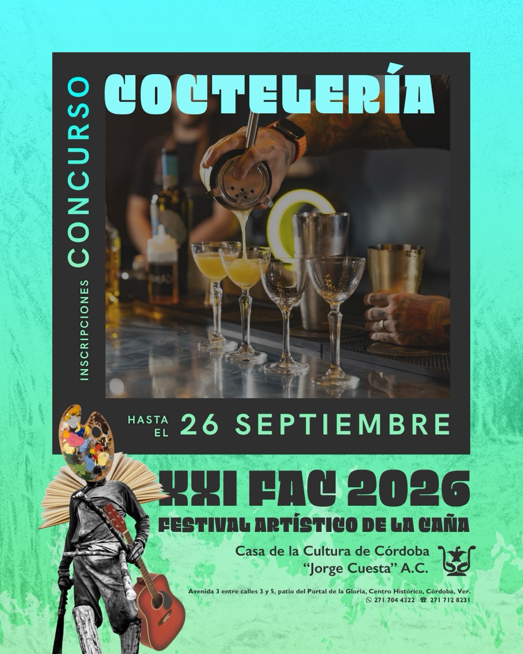 Concurso de Coctelería XXI Festival Artístico de la Caña