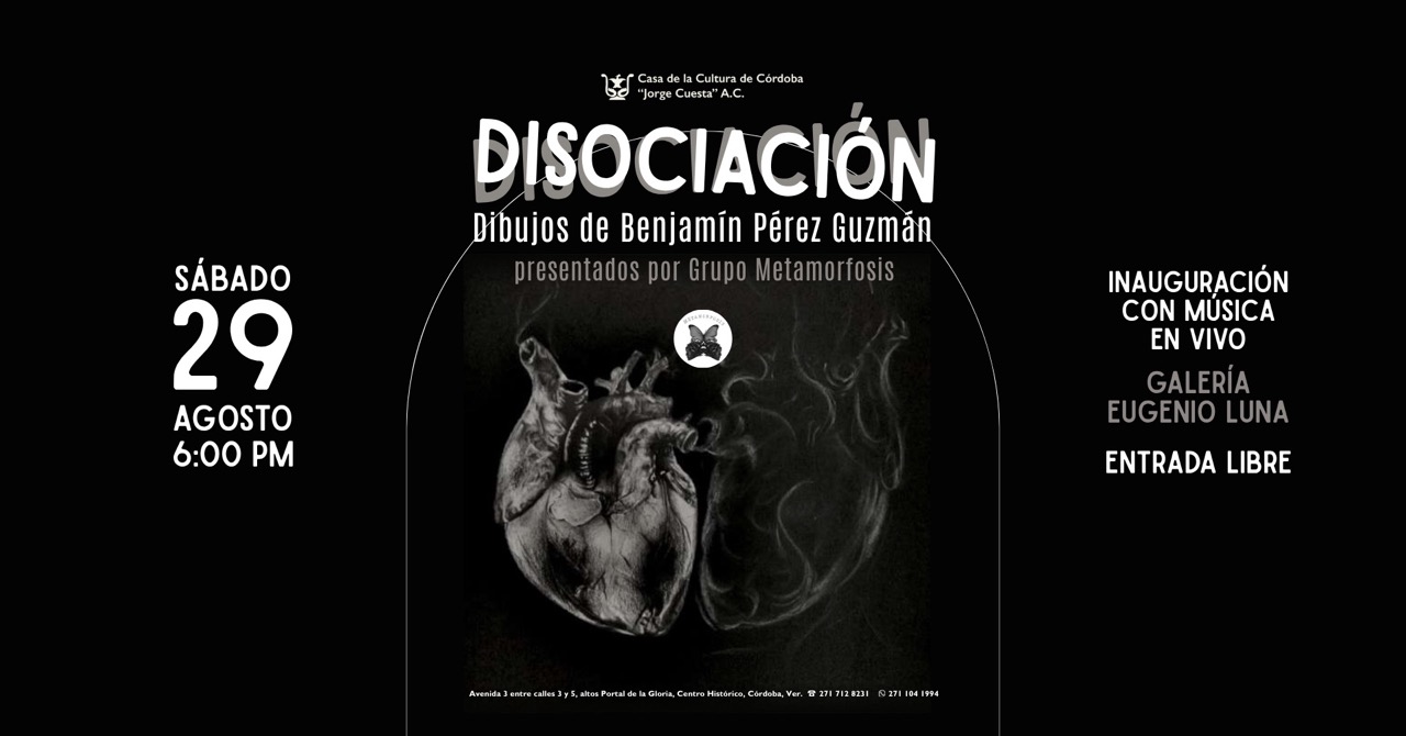Expo Disociación con dibujos e Benjamín Pérez Guzmán
