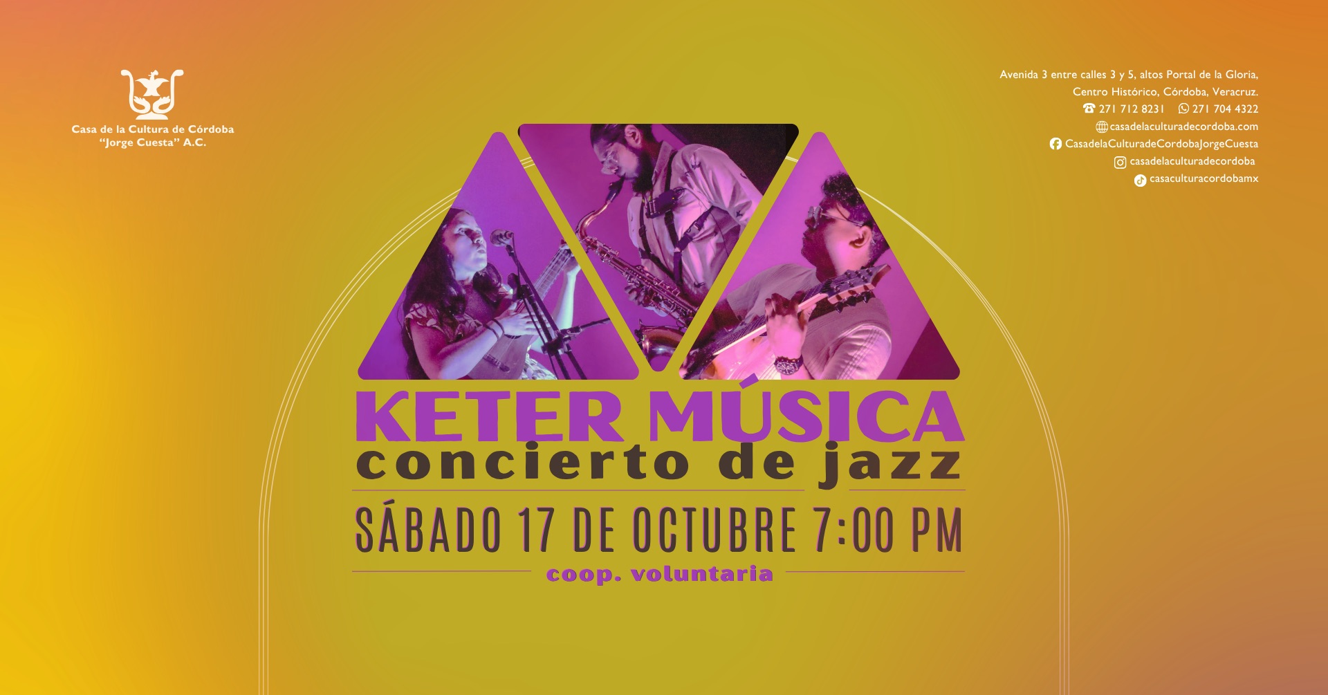 Keter Música en Casa de la Cultura de Córdoba